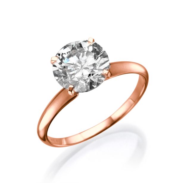 Classic Solitaire Round Cut Ring