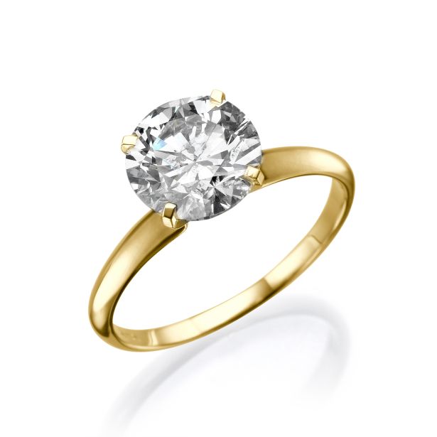 Classic Solitaire Round Cut Ring