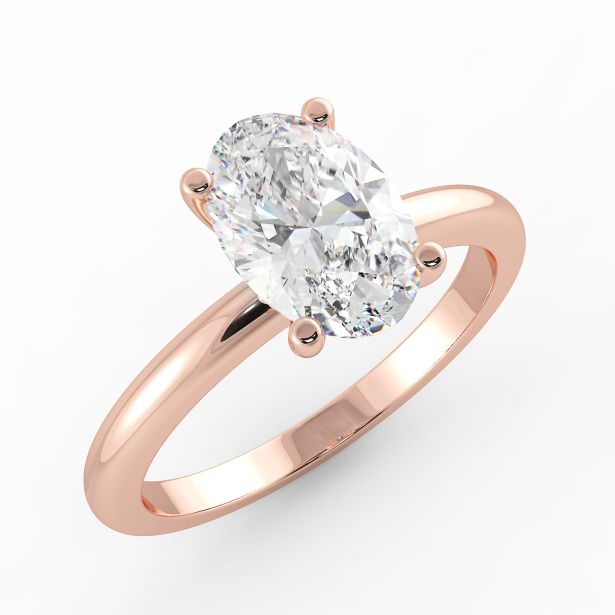 Oval Solitaire Engagement Ring