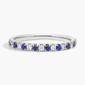 Riviera Pavé Sapphire And Diamond Ring