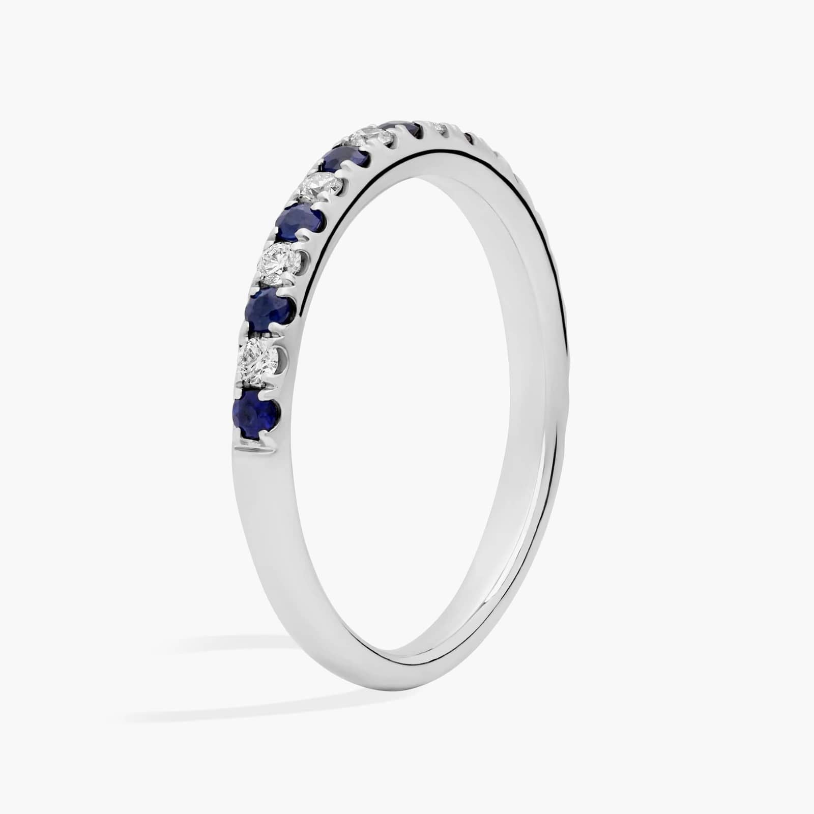 Riviera Pavé Sapphire And Diamond Ring