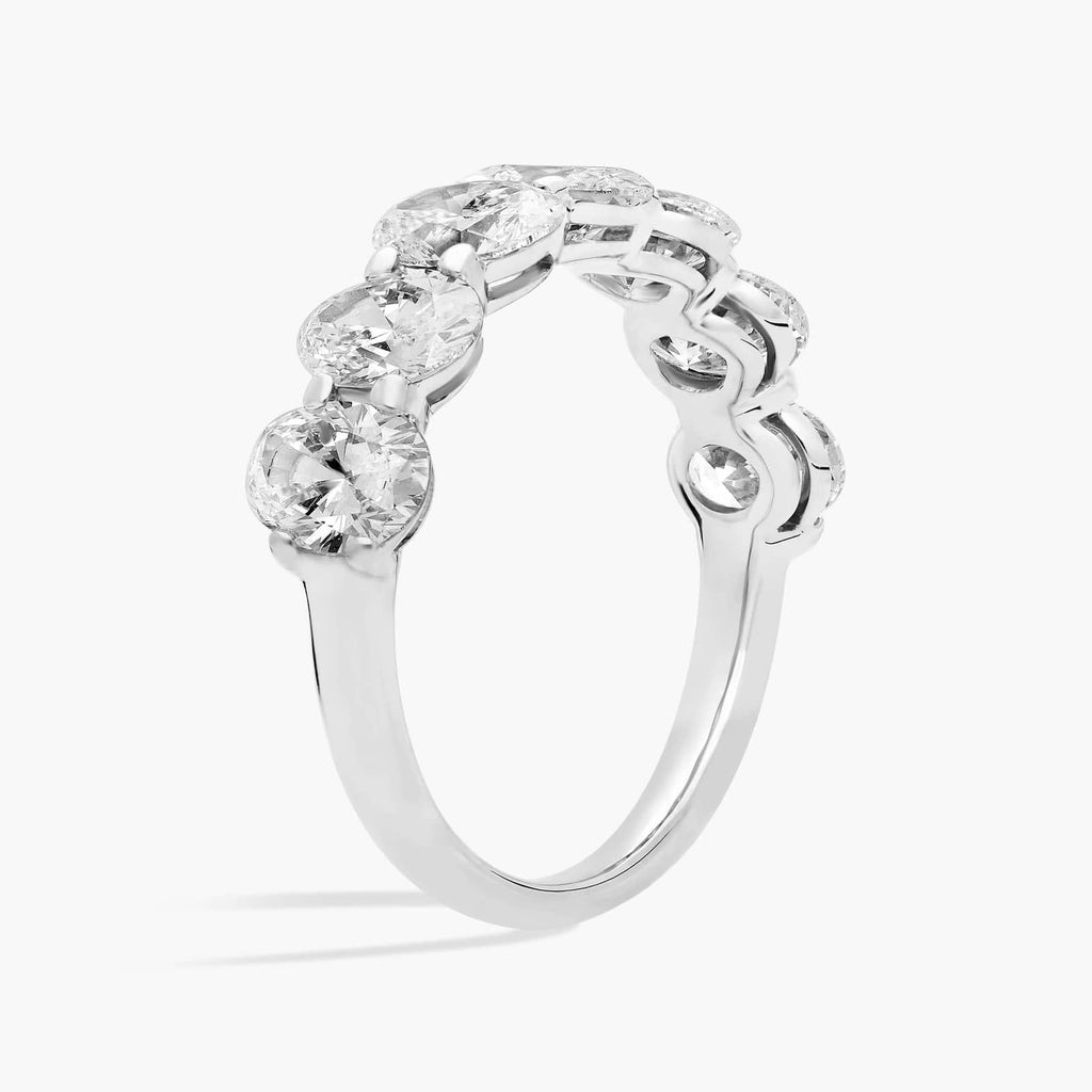 Seven Stone Oval Diamond Ring