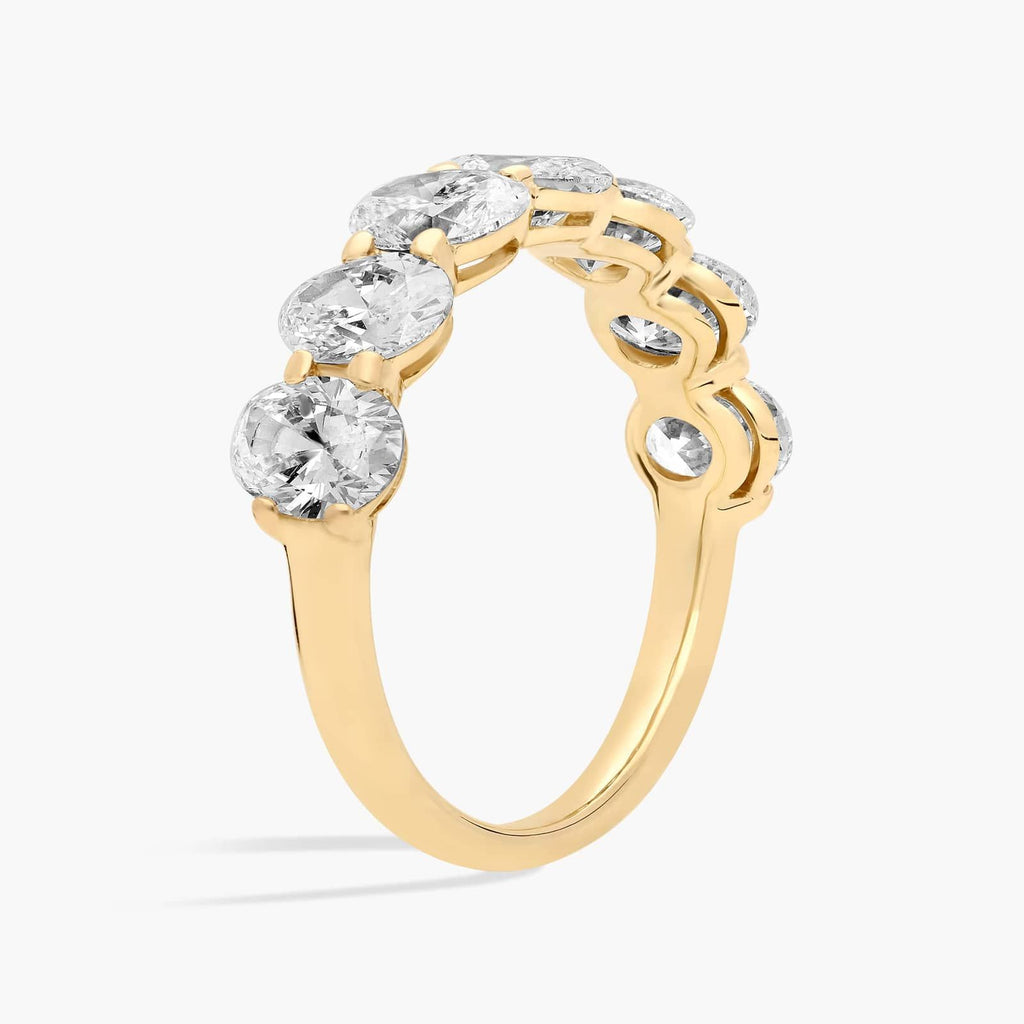 Seven Stone Oval Diamond Ring