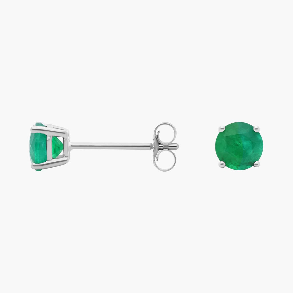 Emerald Stud Earrings