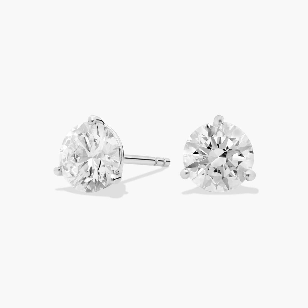 Round Brilliant Martini Studs