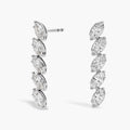 Drop Earrings with Marquise