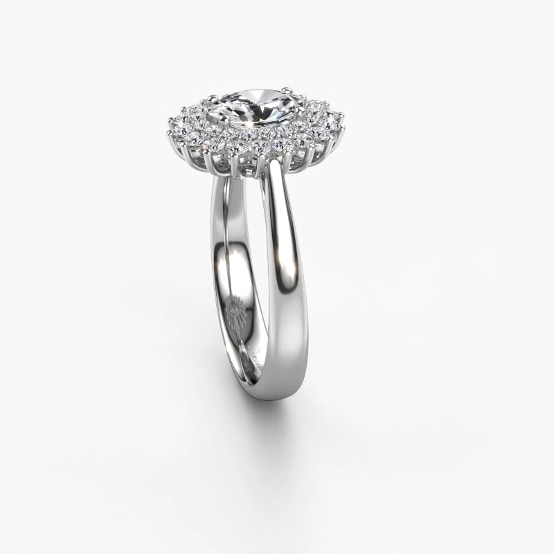 Oval Halo Ring
