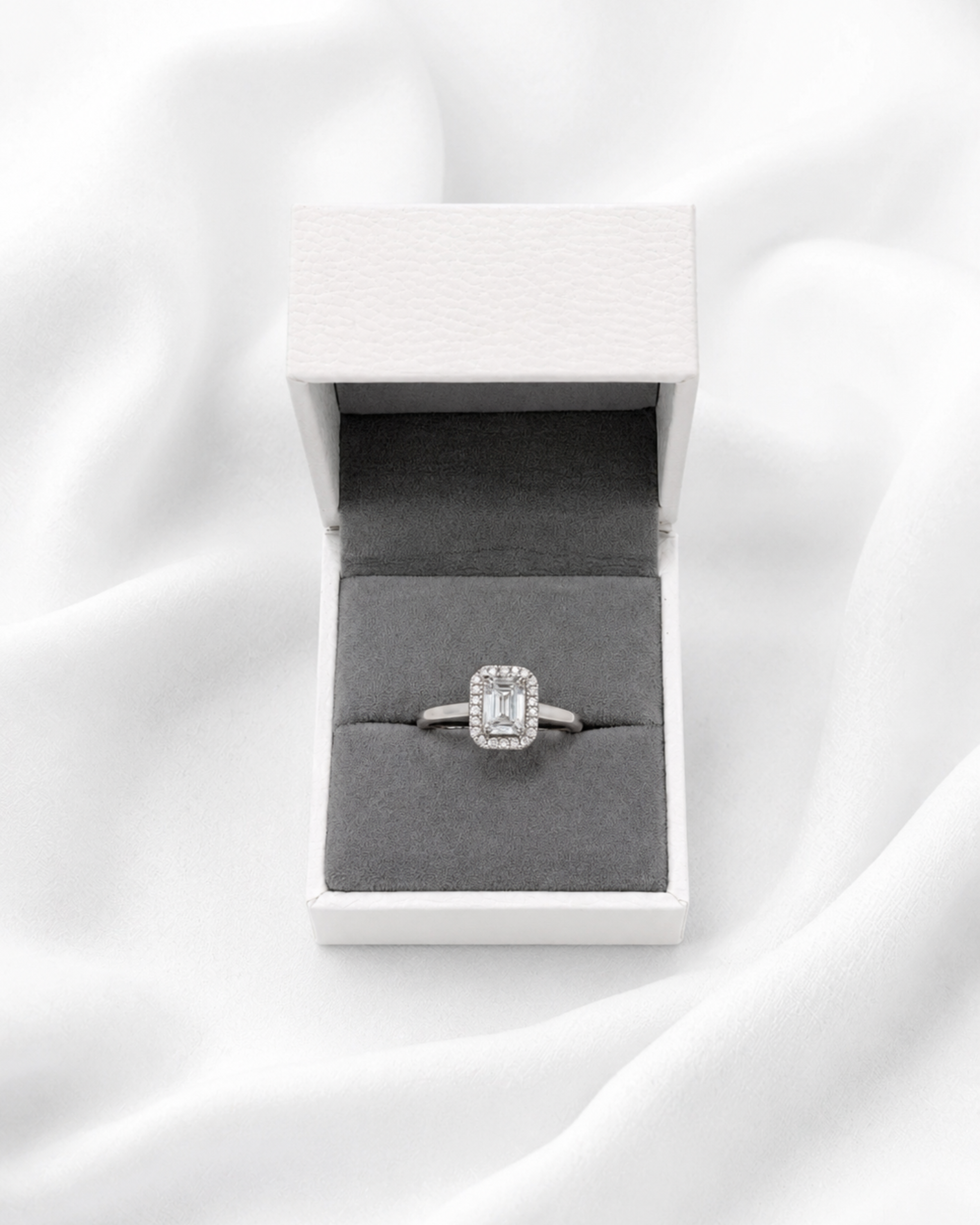 Emerald Cut gold ring