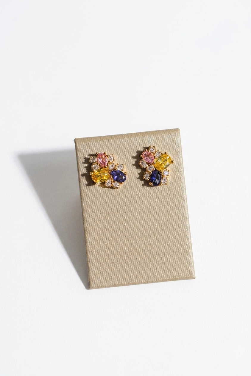 Earring Gold Multicolor