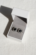 Earring Silver black