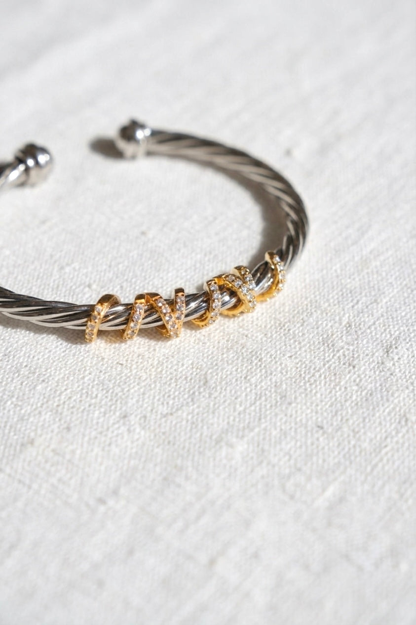 Brazalete Silver hoop