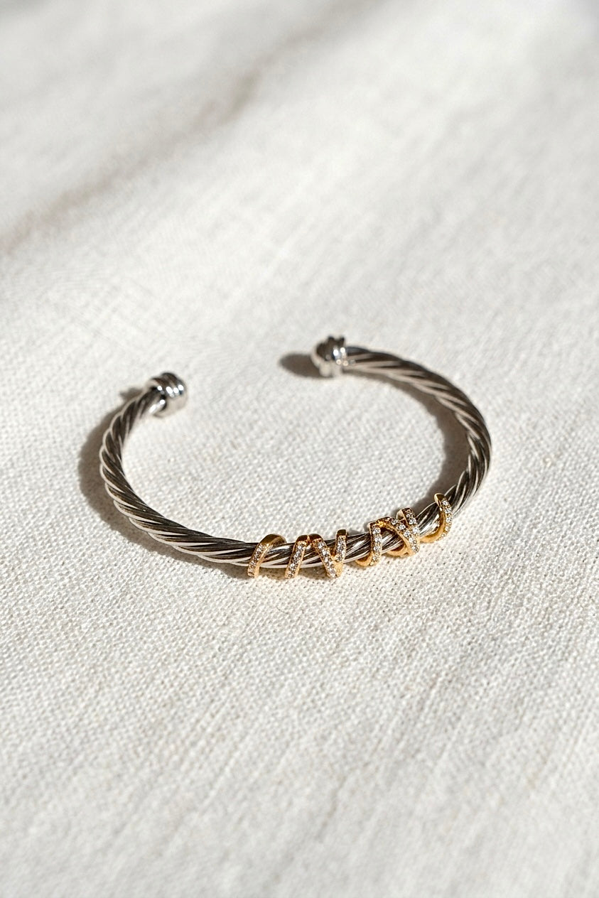 Brazalete Silver hoop