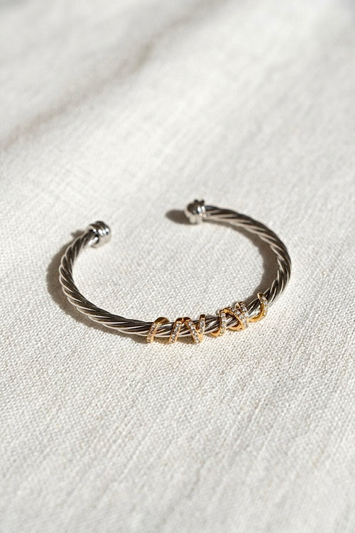 Brazalete Silver hoop