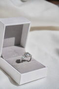 Round & Pear Cut Trilogy Ring