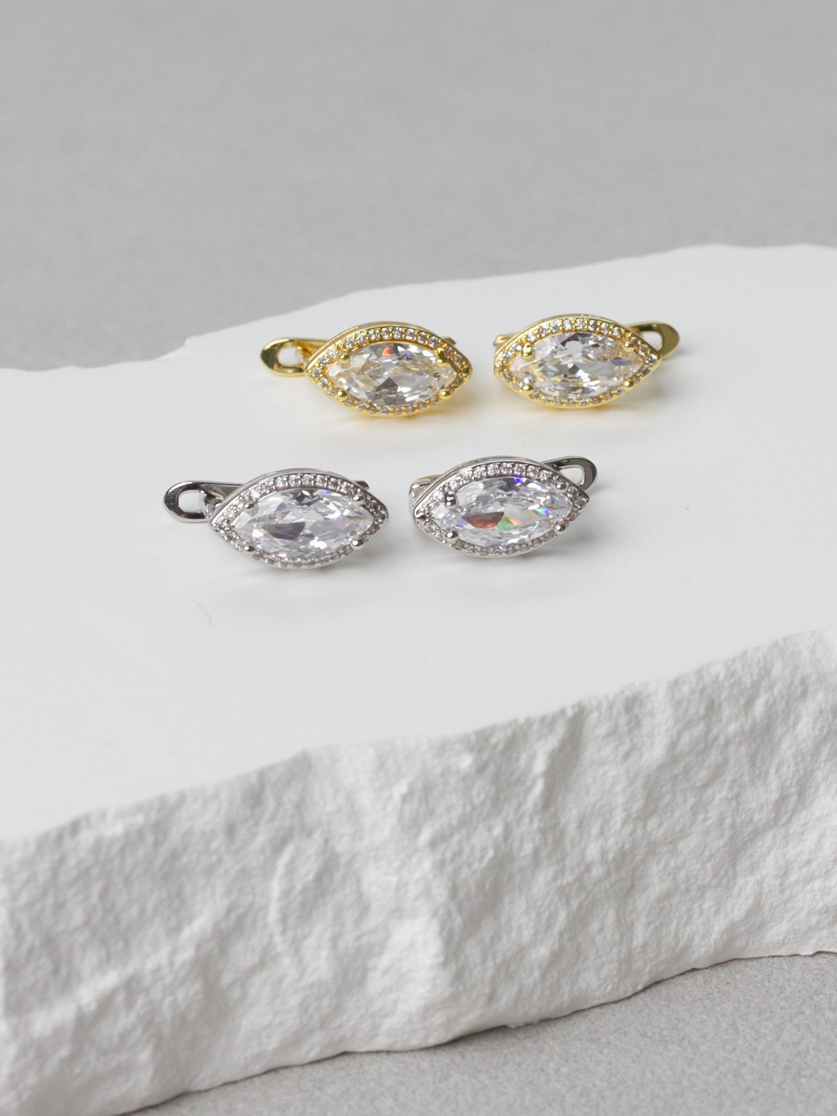 Earrings Silver and Gold