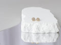 Earrings Gold Moissanita