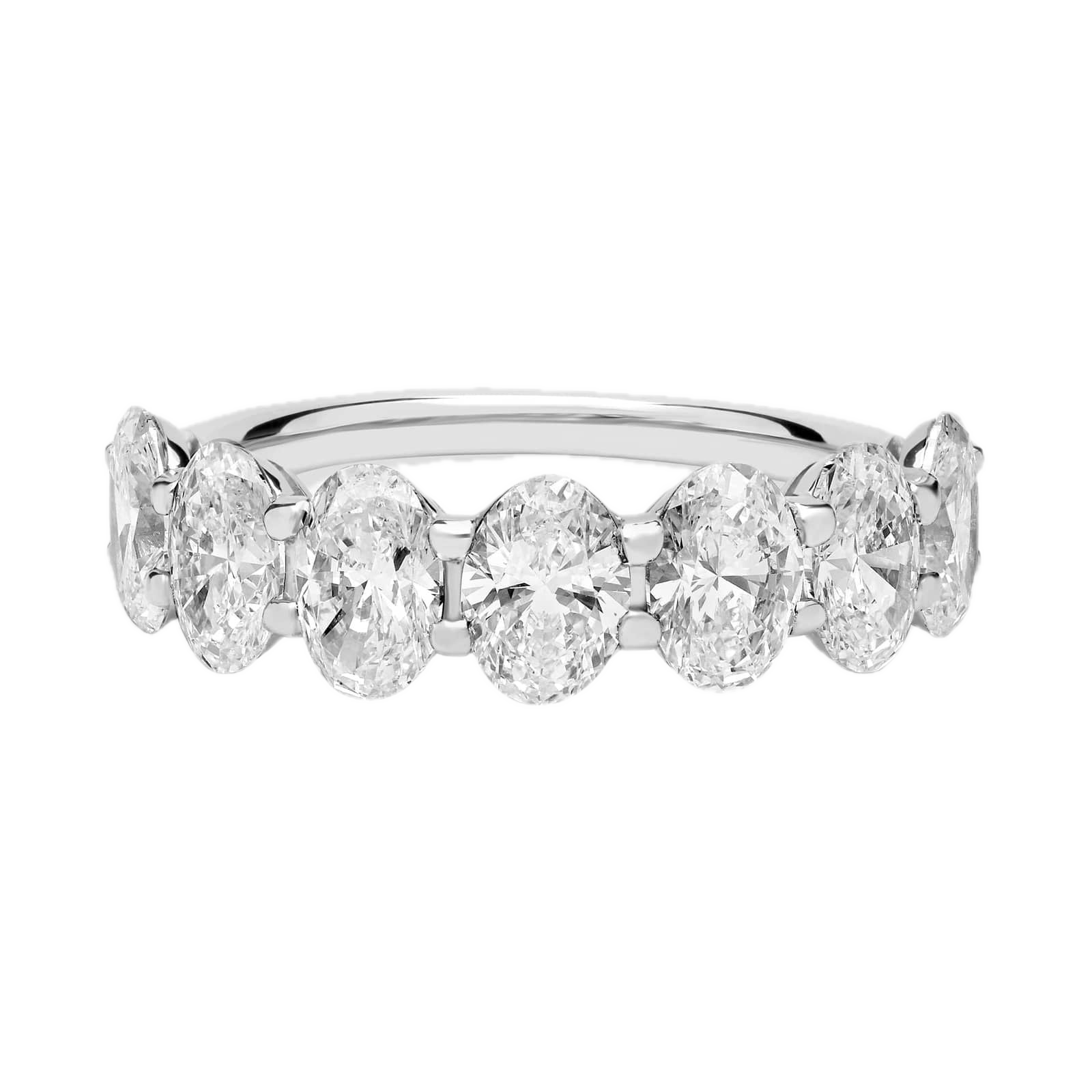 Seven Stone Oval Diamond Ring