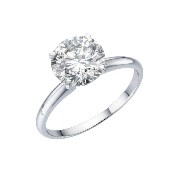 Classic Solitaire Round Cut Ring